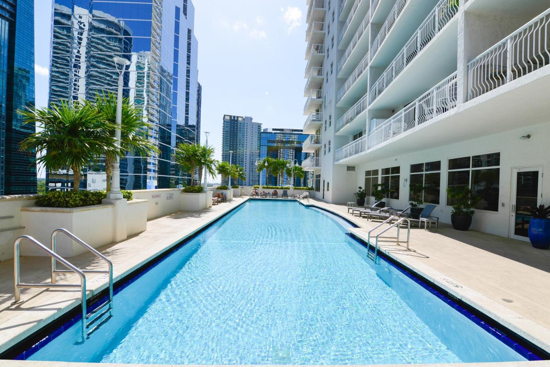 Wonderful Condo In The Heart Of Brickell With Pool Miami Eksteriør billede
